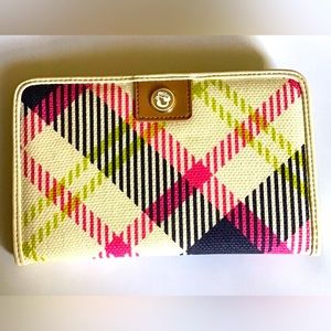 Spartina 449 Wallet Daufuskie Island Plaid Checkered